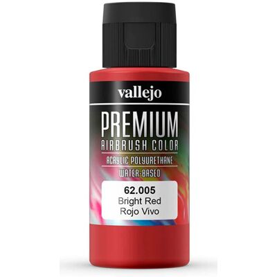 Couleur Premium Vallejo - 60ml - Rouge Vif - Peinture Acrylique - Publicité Couleur Premium Vallejo - 60ml - Rouge Vif - Peinture Acrylique - Publicité