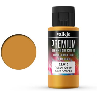 Colore Acrilico Vallejo Modello 62015 Ocra Gialla - 60ml Colore Acrilico Vallejo Modello 62015 Ocra Gialla - 60ml