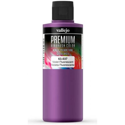 Vallejo Premium Fluorescent Violet Acrylic Paint - 200ml Vallejo Premium Fluorescent Violet Acrylic Paint - 200ml