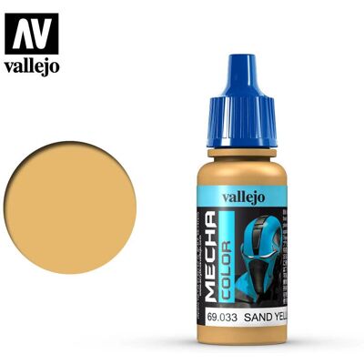Peinture acrylique Jaune Sable - Vallejo Mecha Color 17ml - Kit Modèle - Publicité Peinture acrylique Jaune Sable - Vallejo Mecha Color 17ml - Kit Modèle - Publicité