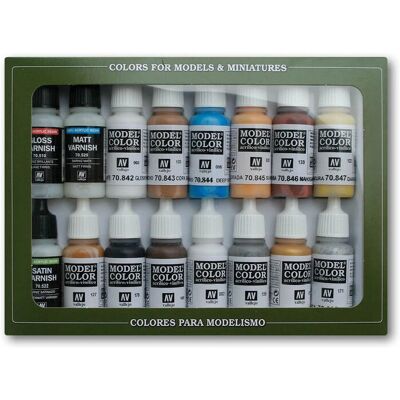 Vallejo Model Color Folkstone Spécial - Ensemble de Peintures Acryliques Vallejo Model Color Folkstone Spécial - Ensemble de Peintures Acryliques