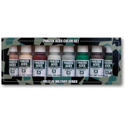Set de Peintures Acryliques Vallejo 70.129 - Marron, Peau, Blanc - Type de Produit Set de Peintures Acryliques Vallejo 70.129 - Marron, Peau, Blanc - Type de Produit