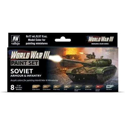 Vallejo 70.221 Akrylfärg - WWIII Sovjetutrustning & infanteri Vallejo 70.221 Akrylfärg - WWIII Sovjetutrustning & infanteri