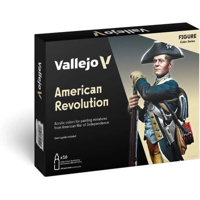 Vallejo Amerikanische Revolution Modellfarben-Set - 16 Farben Vallejo Amerikanische Revolution Modellfarben-Set - 16 Farben
