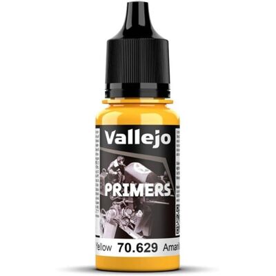 Vallejo Sun Yellow Surface Primer - Polyurethane 18ml Vallejo Sun Yellow Surface Primer - Polyurethane 18ml