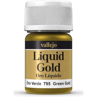 Colore Acrilico Vallejo Model Color Oro Verde - 35ml Colore Acrilico Vallejo Model Color Oro Verde - 35ml