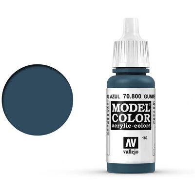 Vallejo Model Color 17ml - Bleu Métallique - Peinture Acrylique - Type Modèle - Publicité Vallejo Model Color 17ml - Bleu Métallique - Peinture Acrylique - Type Modèle - Publicité