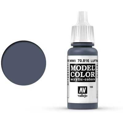 Vallejo Model Color 17ml Bleu - Peinture Acrylique Luftwaffe WWII - Publicité Vallejo Model Color 17ml Bleu - Peinture Acrylique Luftwaffe WWII - Publicité