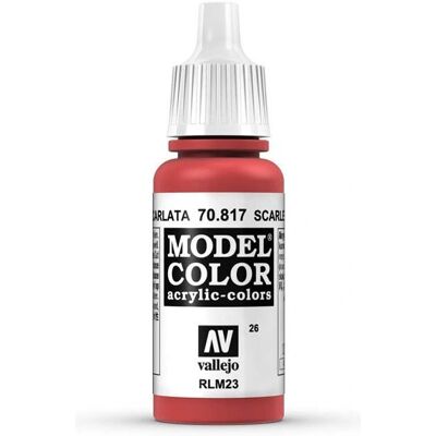 Vallejo P817 Peinture acrylique rouge - Model Color Vallejo P817 Peinture acrylique rouge - Model Color