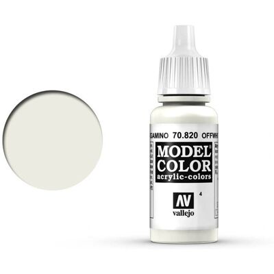Peinture acrylique Vallejo Model Color Offwhite - Type de produit - Publicité Peinture acrylique Vallejo Model Color Offwhite - Type de produit - Publicité