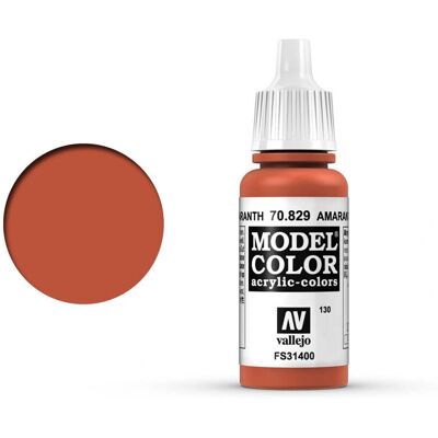 Colore acrilico rosso Amarantha Vallejo - Model Color - 17ml Colore acrilico rosso Amarantha Vallejo - Model Color - 17ml