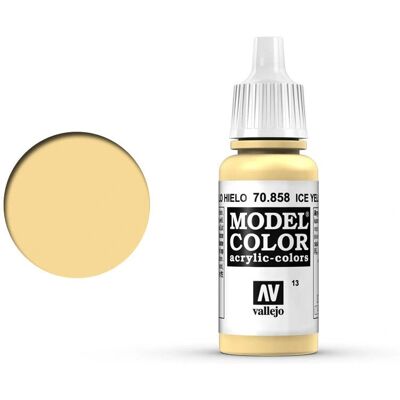 Vallejo Cor do Modelo - Amarelo Gelo - Tinta acrílica para modelos Vallejo Cor do Modelo - Amarelo Gelo - Tinta acrílica para modelos