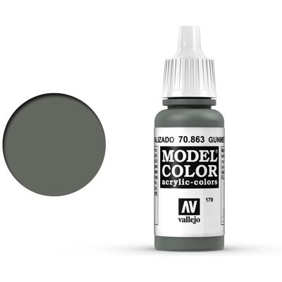 Vallejo Model Color Metallisk Grå 17ml - Akryl Vallejo Model Color Metallisk Grå 17ml - Akryl