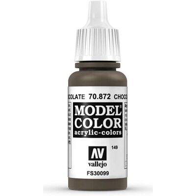 Vallejo Model Color - Marrom Chocolate - Tinta acrílica para modelos Vallejo Model Color - Marrom Chocolate - Tinta acrílica para modelos