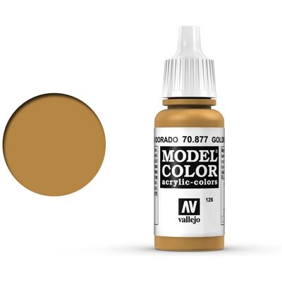 Vallejo Colore Modello Oro Castano - Vernice acrilica Vallejo Colore Modello Oro Castano - Vernice acrilica