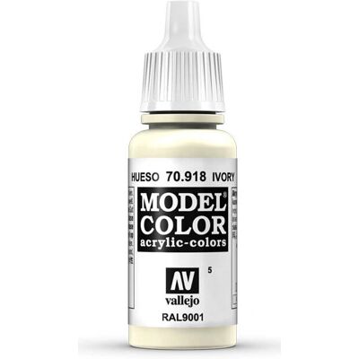 Vallejo Ivory Modellfärg - Akryl - 17ml - Modellfärg Vallejo Ivory Modellfärg - Akryl - 17ml - Modellfärg