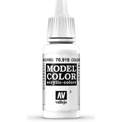 Pintura acrílica branca Vallejo P919 - Para modelos Pintura acrílica branca Vallejo P919 - Para modelos