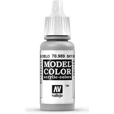 Vallejo Cores do Modelo Cinza Céu - Tinta Acrílica para Miniaturas Vallejo Cores do Modelo Cinza Céu - Tinta Acrílica para Miniaturas