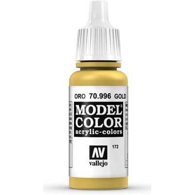 Vallejo P996 Tinta Acrílica Ouro Metálico - Tipo de Modelo Vallejo P996 Tinta Acrílica Ouro Metálico - Tipo de Modelo