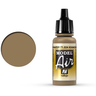 Vallejo Model Air Khaki Brown - Vernice acrilica - 17ml Vallejo Model Air Khaki Brown - Vernice acrilica - 17ml