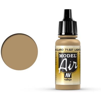Peinture acrylique Vallejo Model Air Brun Clair - 17ml - Publicité Peinture acrylique Vallejo Model Air Brun Clair - 17ml - Publicité