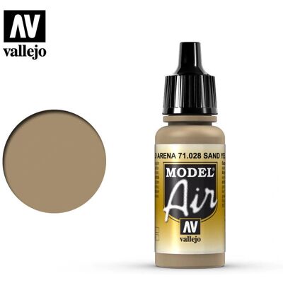 Vallejo 71.028 Acrylfarbe - Gelb Sand - Model Air - Acrylfarbe Vallejo 71.028 Acrylfarbe - Gelb Sand - Model Air - Acrylfarbe