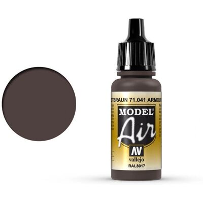 Vallejo Model Air 17ml - Armour Brown - Colore acrilico per aerografo Vallejo Model Air 17ml - Armour Brown - Colore acrilico per aerografo