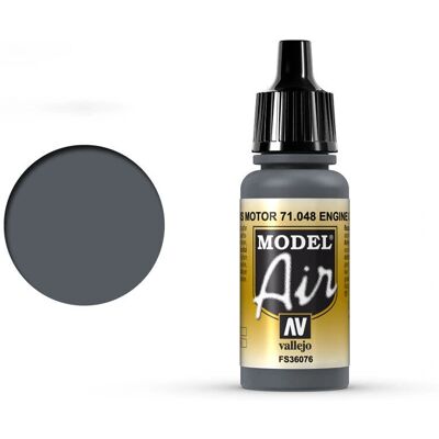 PRINCE AUGUST Vallejo Colore Acrilico Motore Grigio - 17ml - Model Air PRINCE AUGUST Vallejo Colore Acrilico Motore Grigio - 17ml - Model Air