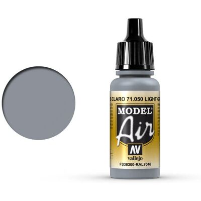 Vallejo Model Air Gris Clair - Peinture Acrylique pour Airbrush - 17ml - Publicité Vallejo Model Air Gris Clair - Peinture Acrylique pour Airbrush - 17ml - Publicité