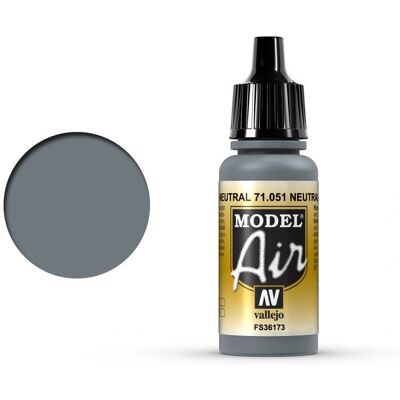Vallejo Model Air 17ml - Neutral Grau - Acrylfarbe - Modelltyp Vallejo Model Air 17ml - Neutral Grau - Acrylfarbe - Modelltyp