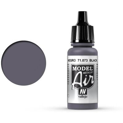 Peinture acrylique noire métallisée Vallejo Model Air 17ml - Publicité Peinture acrylique noire métallisée Vallejo Model Air 17ml - Publicité