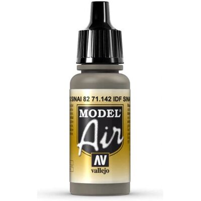 Vallejo Model Air Idf Sinai Grey 82 - Vernice Acrilica - 17ml Vallejo Model Air Idf Sinai Grey 82 - Vernice Acrilica - 17ml