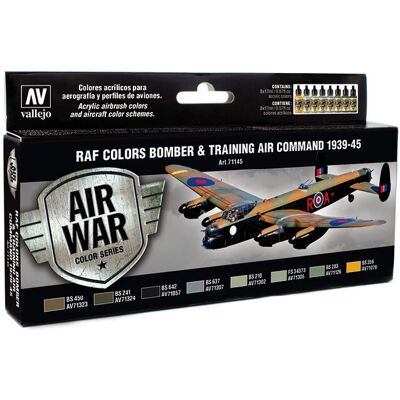 Vallejo 71145 Set de Peintures Acryliques - Noir, Marron, Vert - Fournitures Artistiques Vallejo 71145 Set de Peintures Acryliques - Noir, Marron, Vert - Fournitures Artistiques