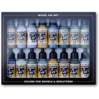 Vallejo Model Air Set - WWII britische RAF/FAA - 16x17ml Vallejo Model Air Set - WWII britische RAF/FAA - 16x17ml