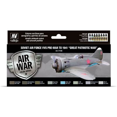 Vallejo Model Air Zestaw - Sowieckie Lotnictwo Sprzed Wojny Vallejo Model Air Zestaw - Sowieckie Lotnictwo Sprzed Wojny