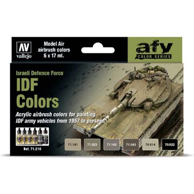 Vallejo - Model Air Set - IDF Farben - Malset Vallejo - Model Air Set - IDF Farben - Malset