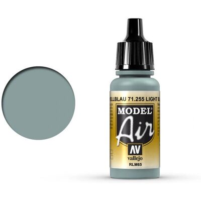 Peinture acrylique bleu clair RLM65 Vallejo - Model Air 17ml - Publicité Peinture acrylique bleu clair RLM65 Vallejo - Model Air 17ml - Publicité