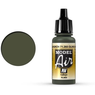 Peinture Acrylique Vert Olive Vallejo - Model Air 17ml - Couleurs militaires - Publicité Peinture Acrylique Vert Olive Vallejo - Model Air 17ml - Couleurs militaires - Publicité