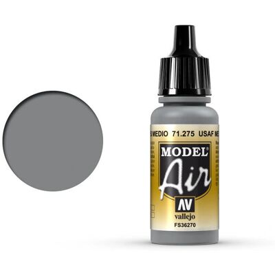 Vallejo Model Air Gris Moyen - Peinture acrylique pour modèles - Publicité Vallejo Model Air Gris Moyen - Peinture acrylique pour modèles - Publicité