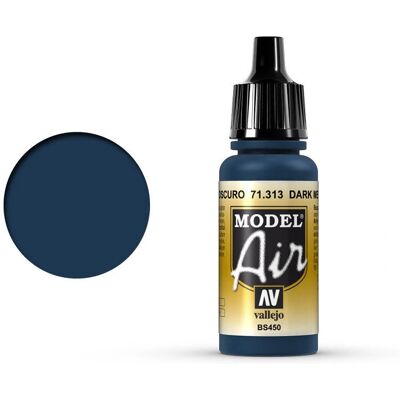 Vallejo Model Air Marine sininen akryylimaali - 17ml Vallejo Model Air Marine sininen akryylimaali - 17ml