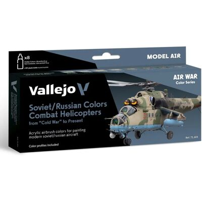 Vallejo Model Air Set - Sowjetische Helikopter Nach Krieg - Modellair-Set Vallejo Model Air Set - Sowjetische Helikopter Nach Krieg - Modellair-Set