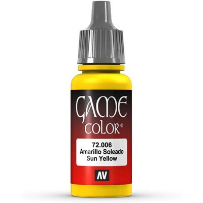 Colori Acrilici Giallo Solare Vallejo - 17ml - Per Miniature & Giochi di Guerra Colori Acrilici Giallo Solare Vallejo - 17ml - Per Miniature & Giochi di Guerra