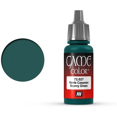 Vallejo 72027 Verde Scorbuto Colore Acrilico - Arte/Artigianato - 17 ml Vallejo 72027 Verde Scorbuto Colore Acrilico - Arte/Artigianato - 17 ml
