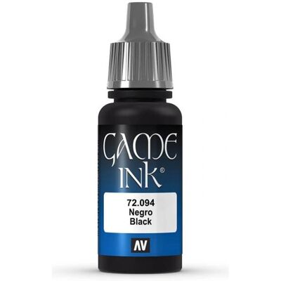 Colori acrilici Vallejo 72.094 - Nero - 17ml Colori acrilici Vallejo 72.094 - Nero - 17ml