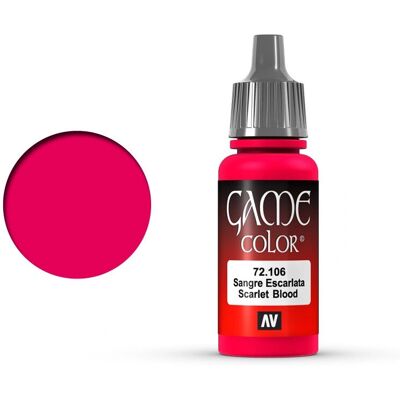 Vallejo Scarlett Blood Acrylic Paint - 17ml - Acrylic paint Vallejo Scarlett Blood Acrylic Paint - 17ml - Acrylic paint