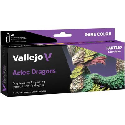 Vallejo Aztec Dragons Acrylic Paint Set - Hobby Kit Vallejo Aztec Dragons Acrylic Paint Set - Hobby Kit