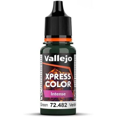 Vallejo Monastic Green Acrylic Model Paint - Xpress Color Intense 72482 Vallejo Monastic Green Acrylic Model Paint - Xpress Color Intense 72482