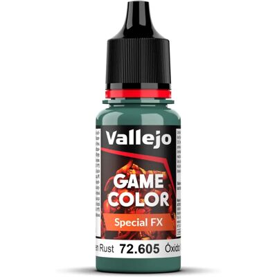 Vallejo Green Rust Acrylic Paint - Special FX for Miniatures Vallejo Green Rust Acrylic Paint - Special FX for Miniatures