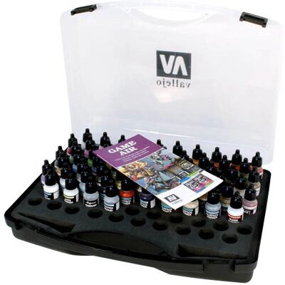 Ensemble de Peintures Acryliques Vallejo Model Air - 51 Couleurs - 17ml - Publicité Ensemble de Peintures Acryliques Vallejo Model Air - 51 Couleurs - 17ml - Publicité