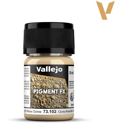Pigmento Ocrico Giallo Chiaro Vallejo - 35ml - Per Modelli Pigmento Ocrico Giallo Chiaro Vallejo - 35ml - Per Modelli